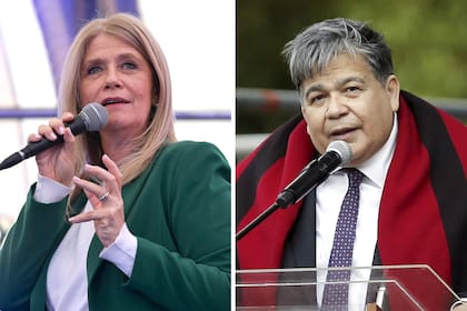 Verónica Magario y Mario Ishii