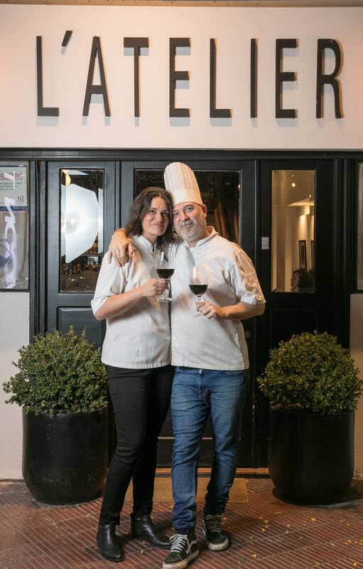 Verónica Morello y Carlos Alejandro Forbes, socios en la vida y en la cocina