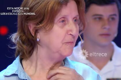 Verónica participó de Los 8 escalones del millón y contó que, si ganaba, destinaría el dinero a temas médicos (Foto: Captura de video)