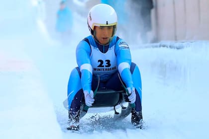 Veronica Ravenna competirá en luge; es la única de los argentinos que tiene experiencia olímpica, pues participó en Pyeongchang 2018.