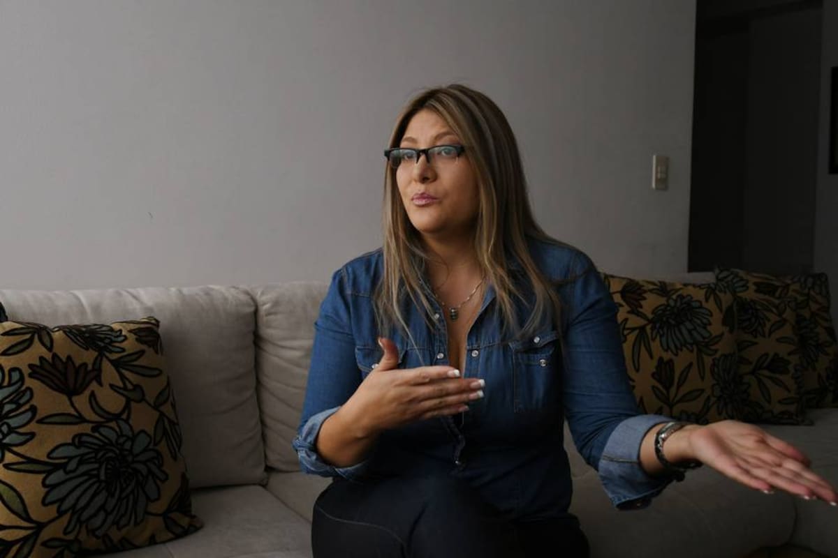 Verónica Saráuz, esposa de Villavicencio