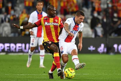Verratti, uno de los habituales titulares de PSG que estuvo presente en el debut en la liga francesa