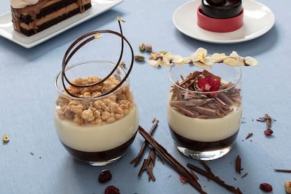 Verrine de chocolate belga