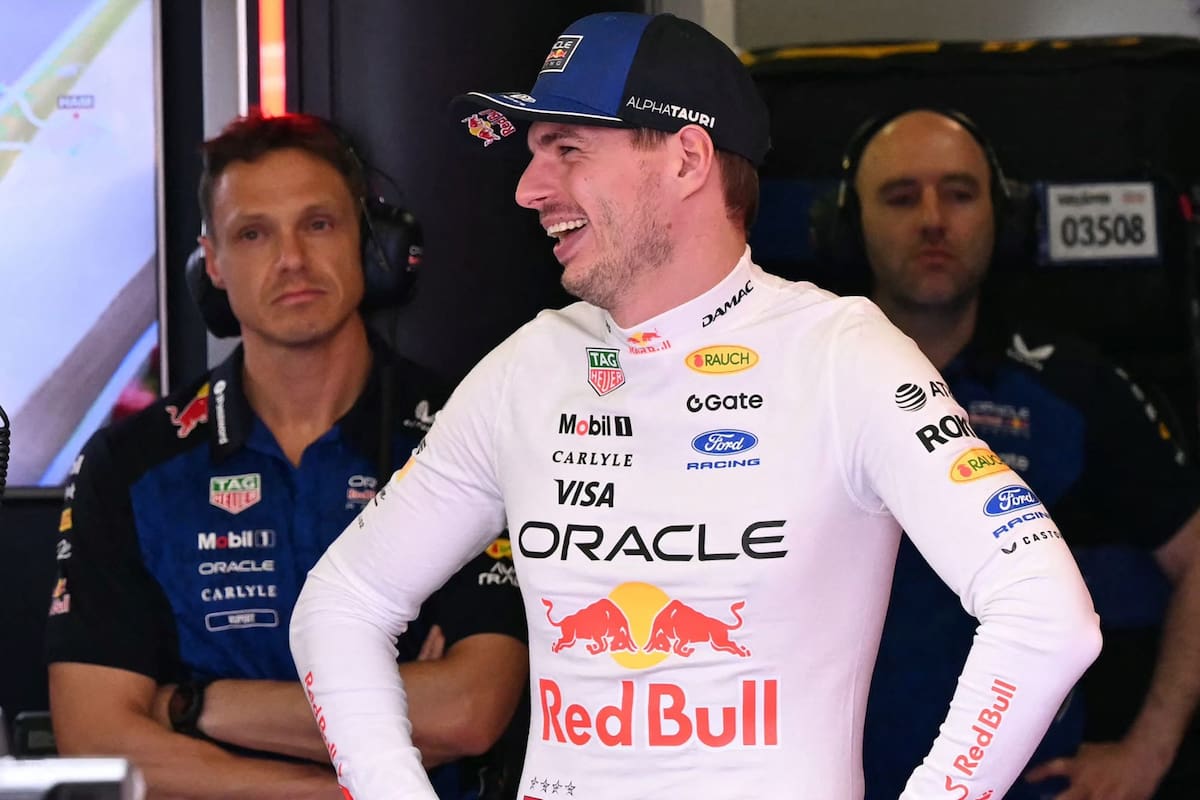 Verstappen hizo reir con su particular ocurrencia