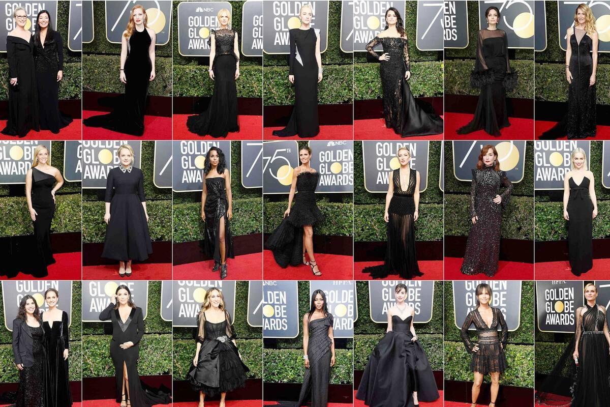 Vestidas de negro, manifestación en contra de los abusos