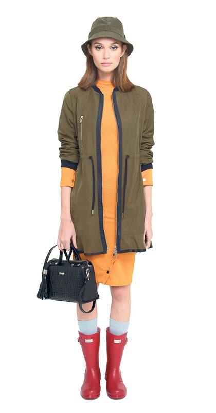 Vestido + bomber