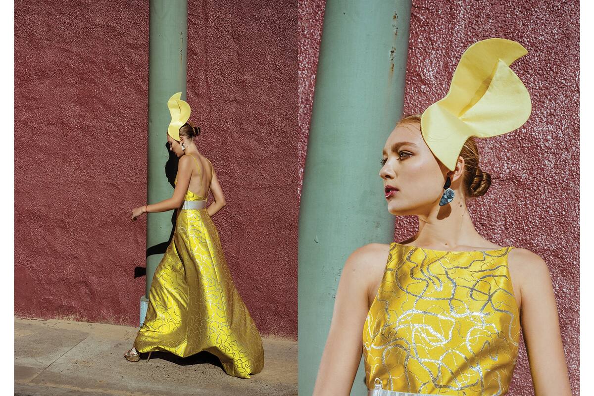 Vestidos con géneros nobles y enriquecidos con bordados artesanales o hechos a mano en cortes tradicionales y actuales