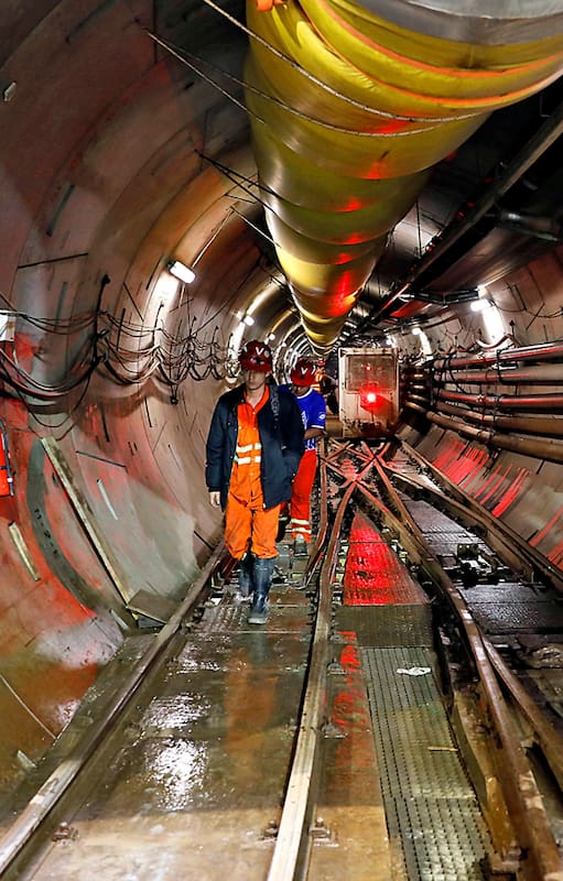 Viaje a las entrañas del Río de la Plata: así es, por dentro, el emisario que tendrá 12 kilómetros
