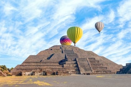 Viajes en globo en Teotihuacán