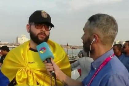 Viajó desde Ecuador a Doha para ver a la selección y se volvió viral por lo que gastó.