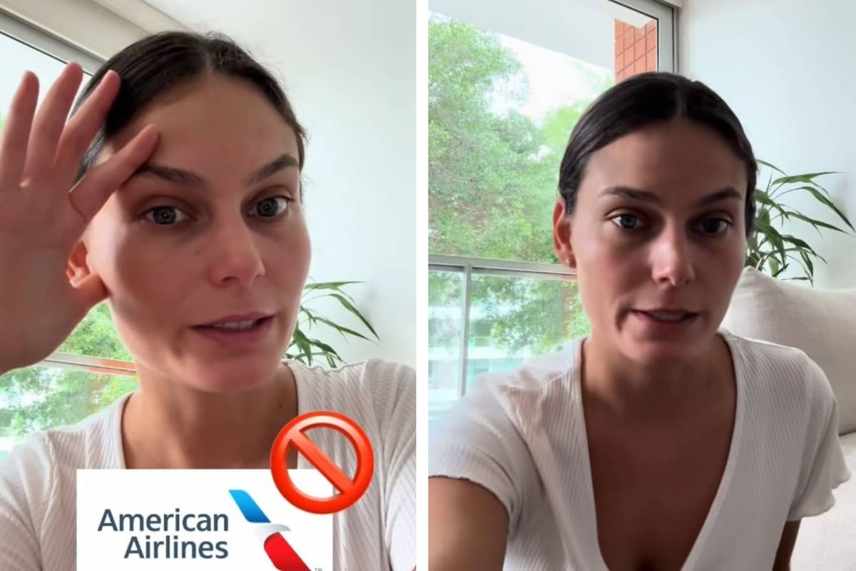 Viajó por American Airlines y esto pasó con su equipaje