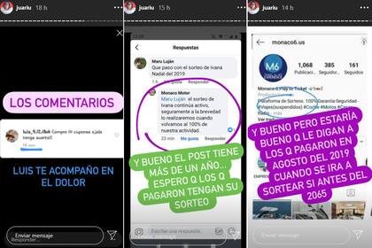 Vicky Braier, alias "Juariu" expuso la situación del polémico sorteo de Ivana Nadal, donde pedía dólares para participar