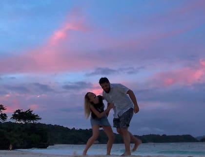 Vicky y Guido en sus primeros años juntos
