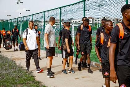 Victor Aurelio Silva, de Atlético Mineiro, en su viaje a Senegal