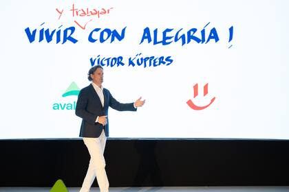 Victor Kuppers en el evento de Avalian.