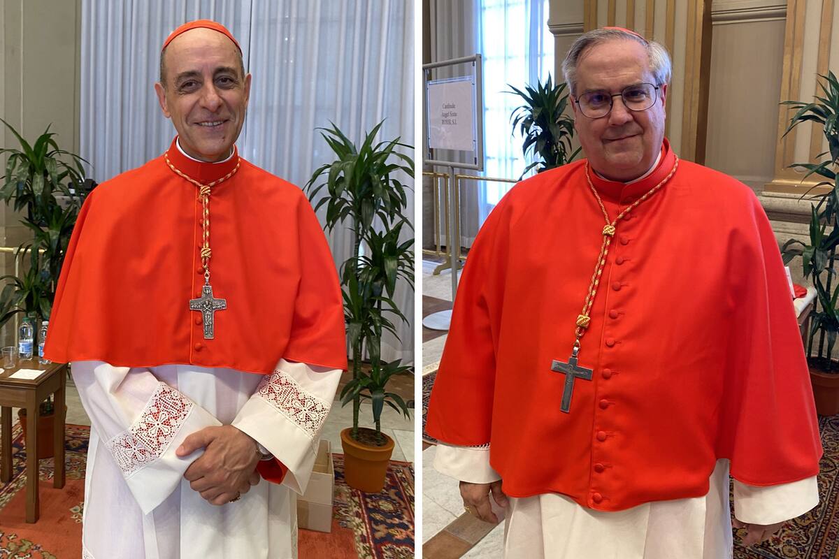 Víctor Manuel “Tucho” Fernández y Ángel Sixto Rossi, dos de los ocho cardenales argentinos