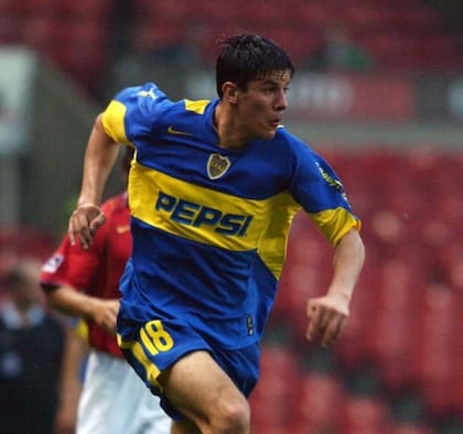 Víctor Ormazábal ganó la Copa Sudamericana 2004 con la camiseta de Boca