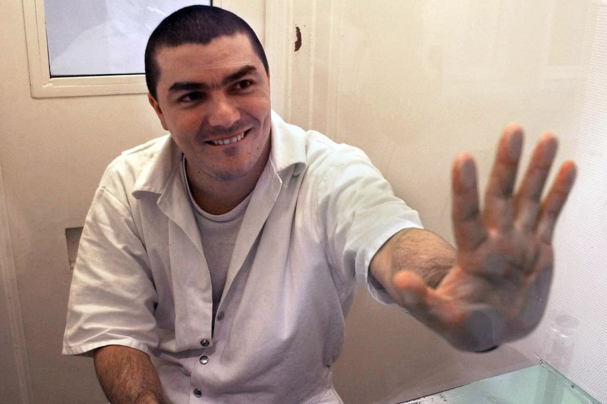 Víctor Saldaño, en el corredor de la muerte de una cárcel de Texas