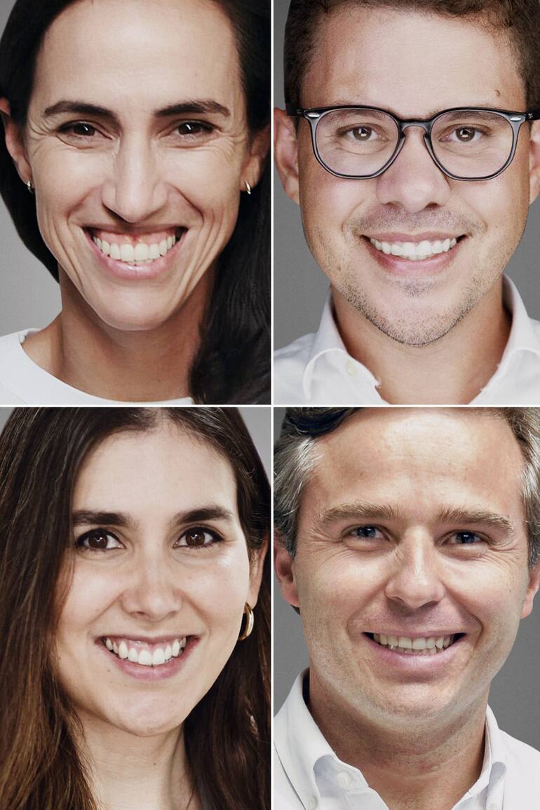 Victoria Akerman, Igor Piquet, Regina Zurutuza y Renzo Sesana.