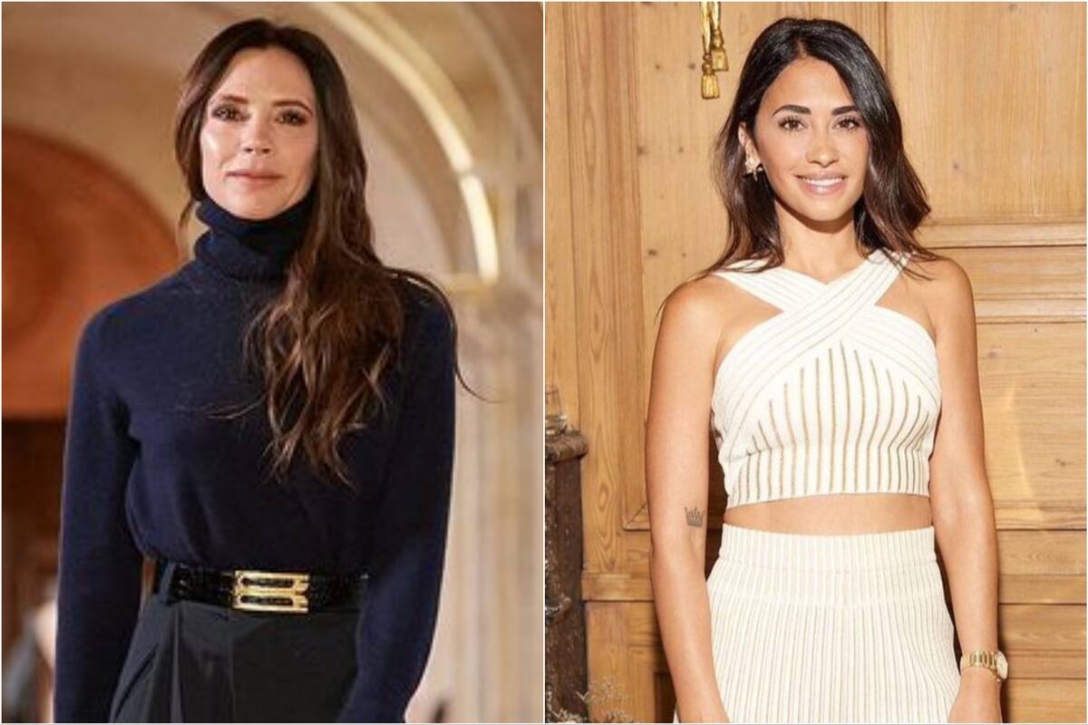 Victoria Beckham hizo una publicación en la que mencionó a Antonela Roccuzzo (Foto: Instagram/@victoriabeckham/@antonelaroccuzzo