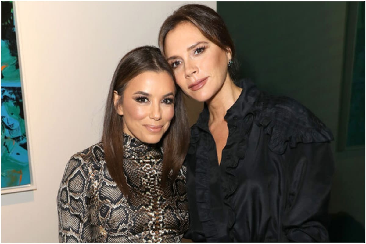 Victoria Beckham le deseó el feliz cumpleaños a su amiga Eva Longoria y lo hizo a través de una divertida postal
