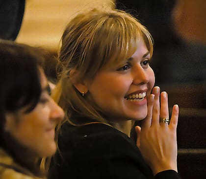Victoria Bereziuk, secretaria de Uberti y miembro de la comitiva que viajó en el avión de la valija, dijo que Antonini Wilson estuvo en la Casa Rosada