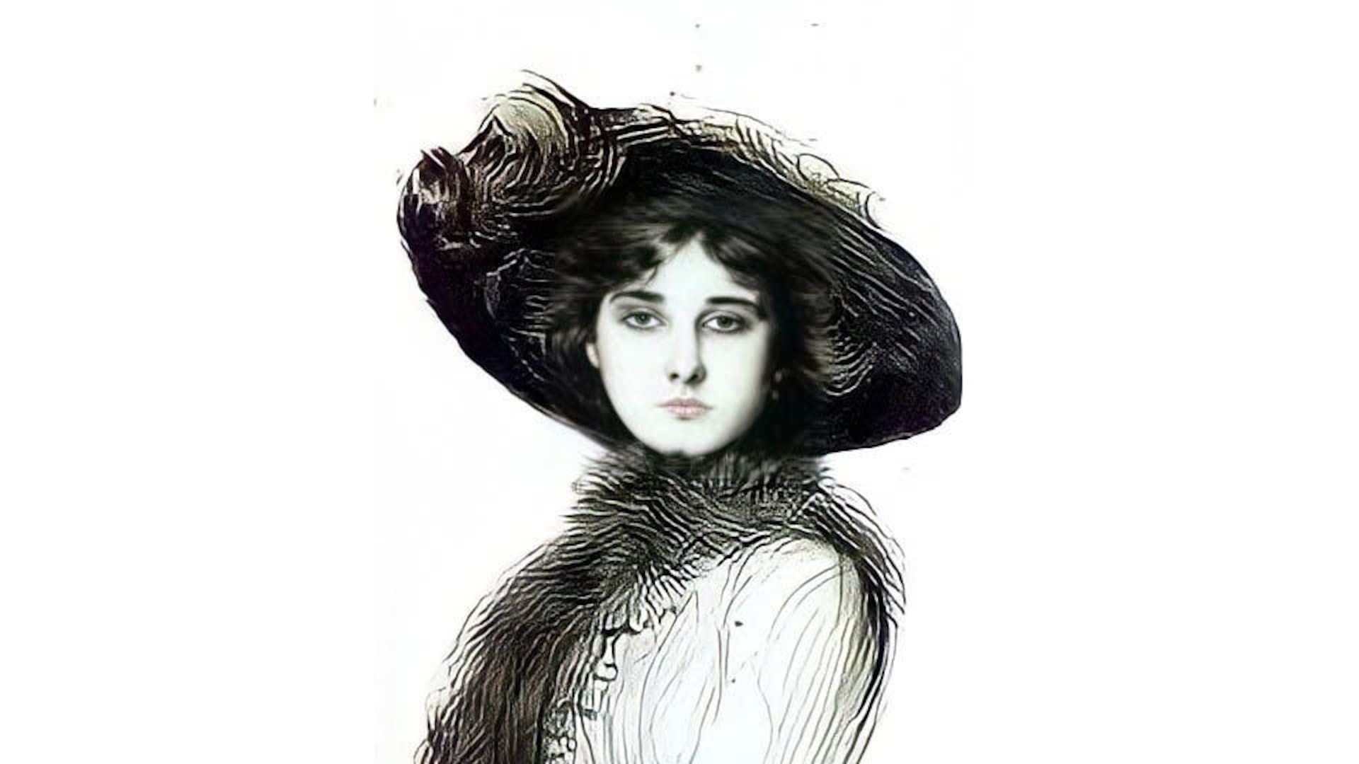 Victoria retratada en la época de su casamiento. Había conocido a Monaco en 1907.