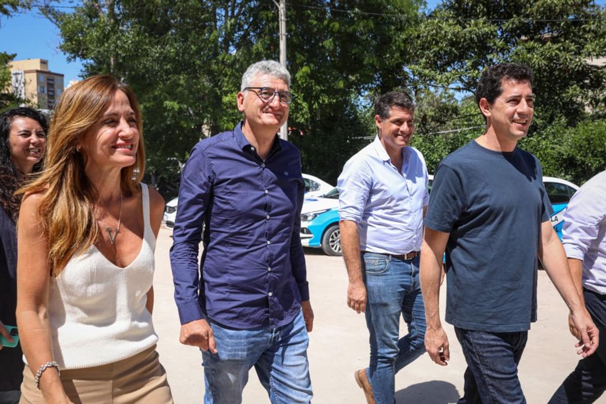 Victoria Tolosa Paz durante la recorrida