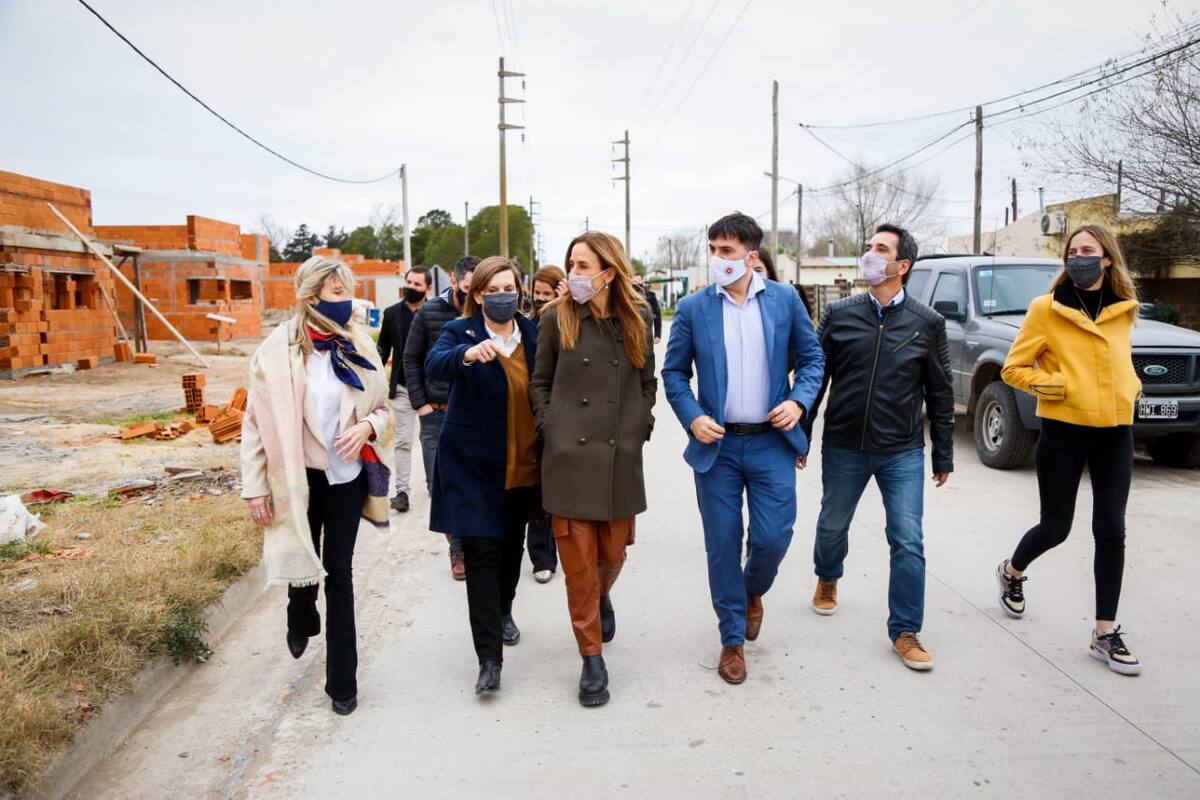 Victoria Tolosa Paz estuvo de recorrida por la quinta sección electoral en apoyo a las listas locales