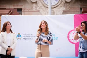 Victoria Tolosa Paz, hoy en Mar del Plata