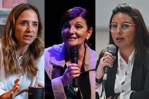 Victoria Tolosa Paz, Kelly Olmos y Ayelén Mazzina