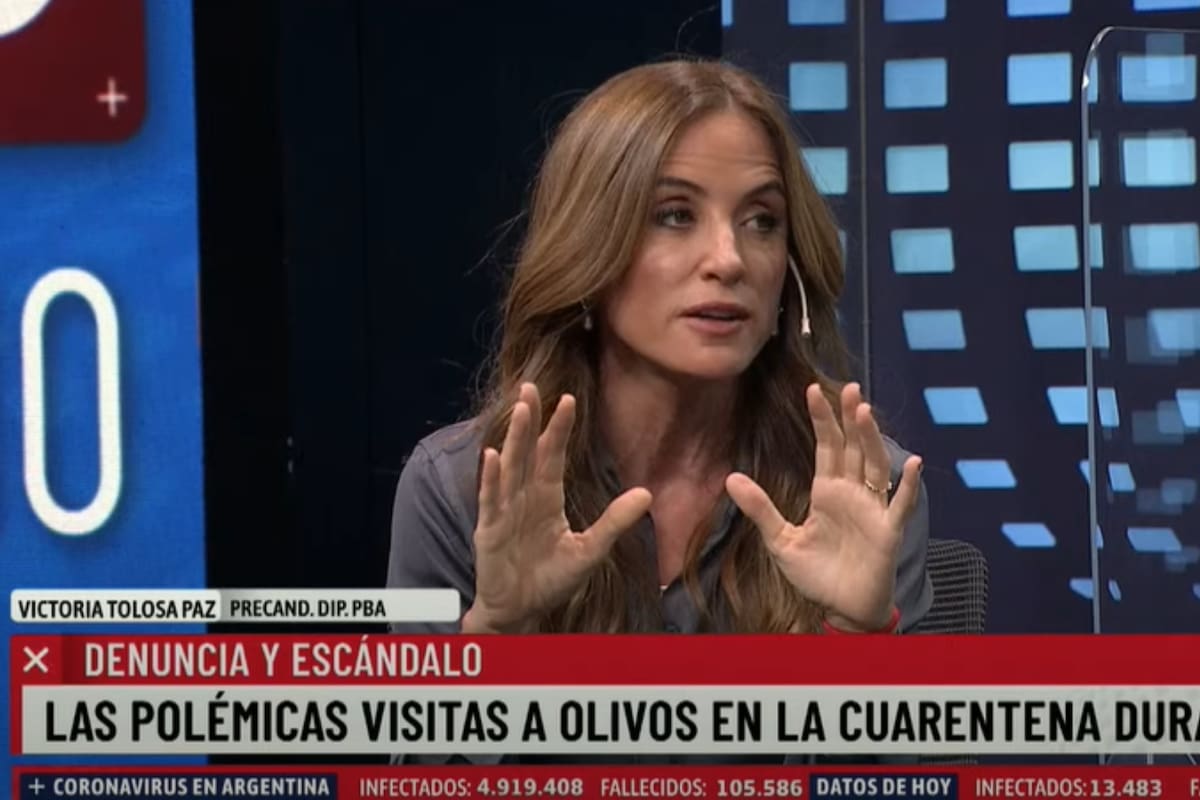 Victoria Tolosa Paz, precandidata a diputada por el Frente de Todos, presente en el programa de Jonatan Viale