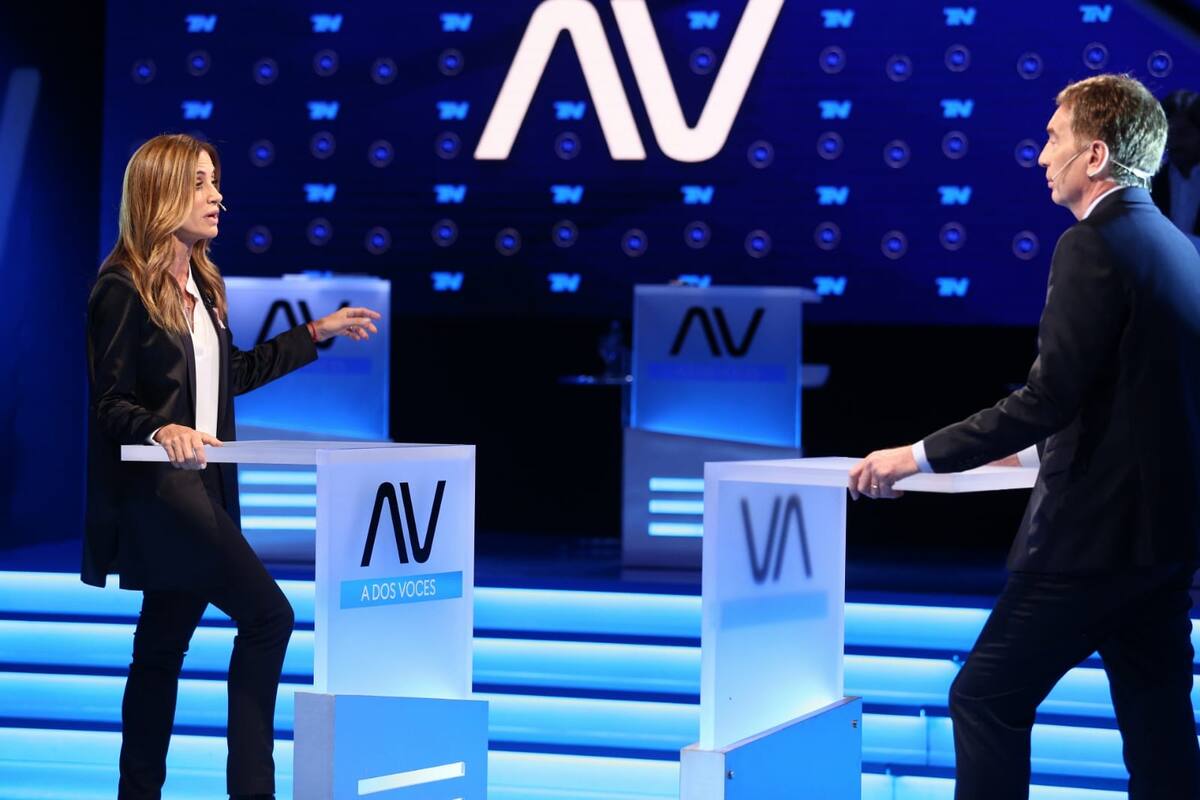 Victoria Tolosa Paz y Diego Santilli, en una compulsa "mano a mano" por el voto de las mayorías en la Provincia.