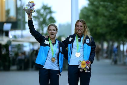 Victoria Travascio y María Branz lucen su oro