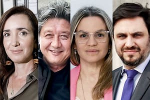 Victoria Villarruel, Carlos Kikuchi, Carolina Píparo y Ramiro Marra