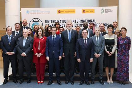 Victoria Villarruel en en la Conferencia Internacional de las Naciones Unidas sobre Víctimas del Terrorismo.