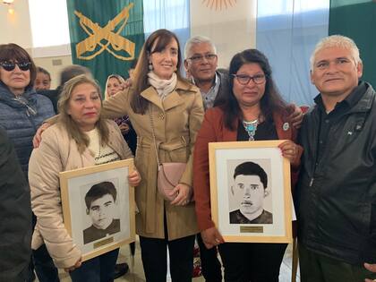 Victoria Villarruel en Formosa durante una actividad de la asociación que preside, el Centro de Estudios Legales sobre el Terrorismo y sus Víctimas (Celtyv)