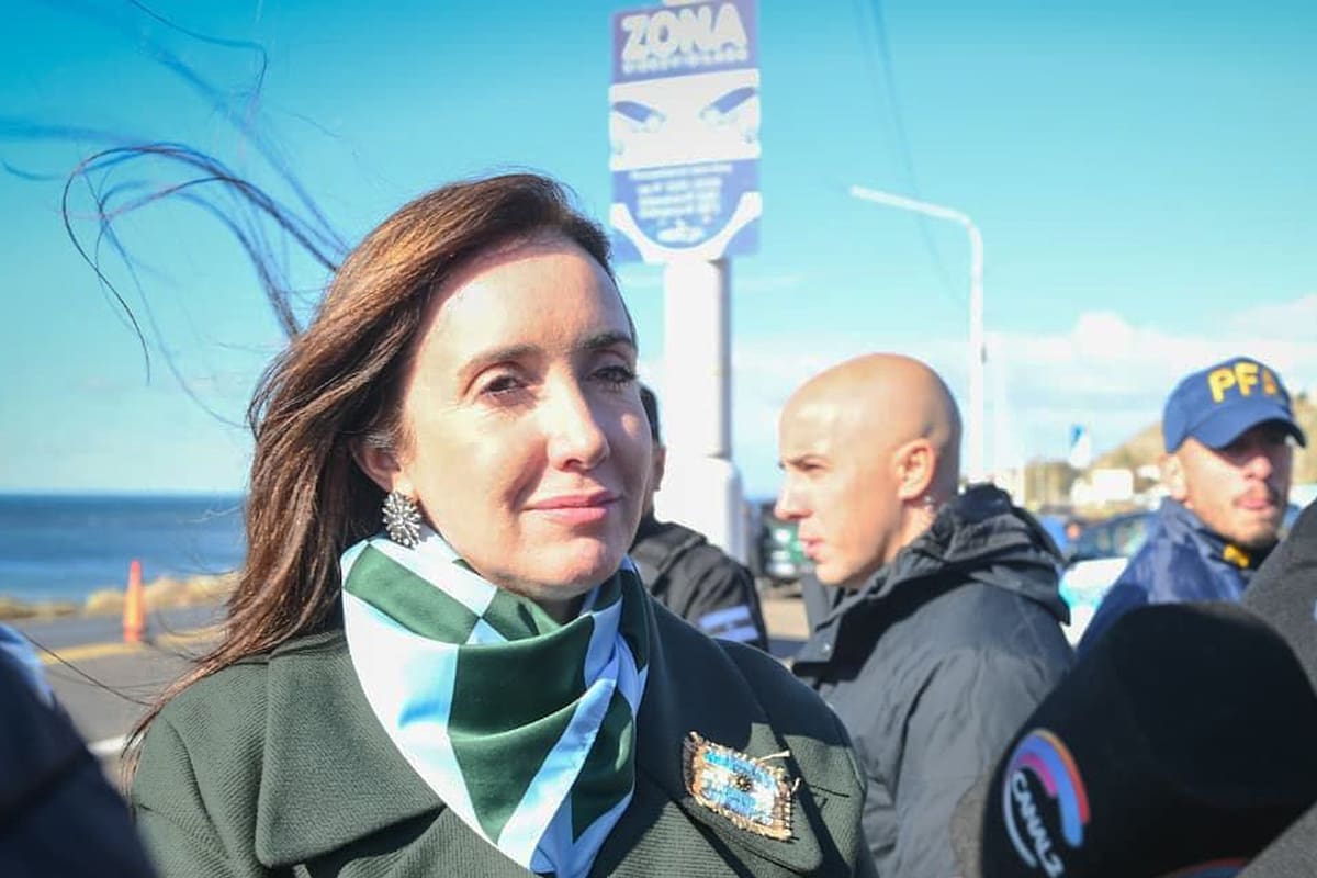 Victoria Villarruel en Santa Cruz.