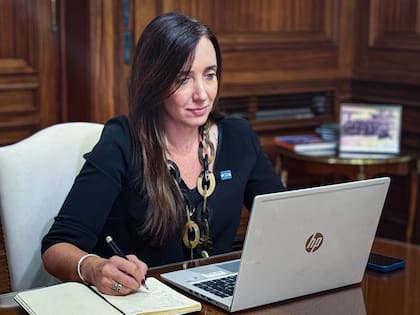 Victoria Villarruel, presidenta del Senado