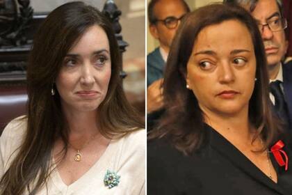 Victoria Villarruel y Cecilia Moreau