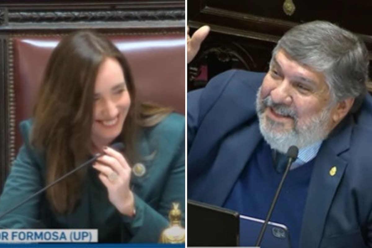 Victoria Villarruel y José Mayans.