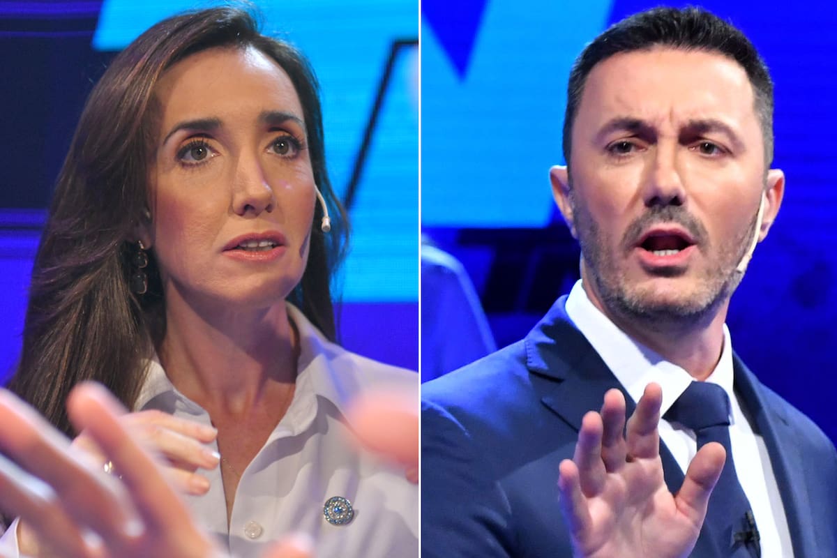 Victoria Villarruel y Luis Petri