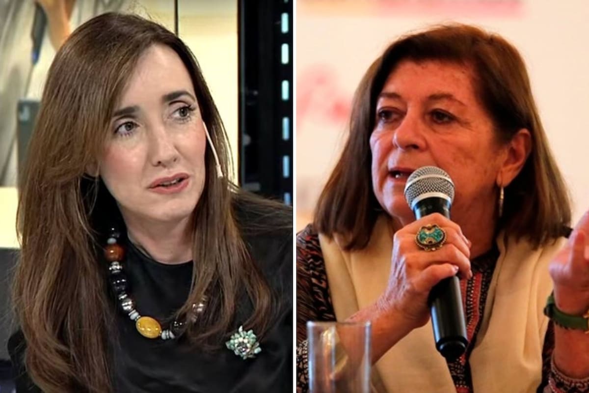 Victoria Villarruel y María Luisa Storani