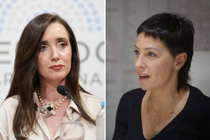 Victoria Villarruel y Mayra Mendoza