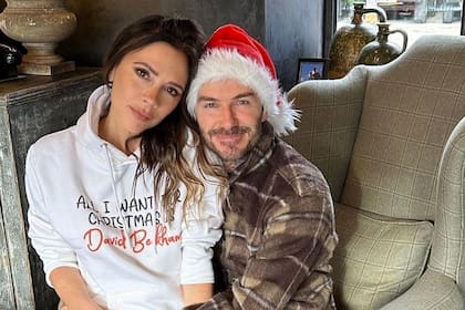 Victoria y David Beckham compartieron en sus redes algunas imágenes de su Navidad