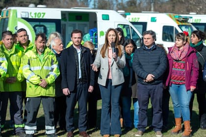 Vidal, al presentar el SAME en San Martín