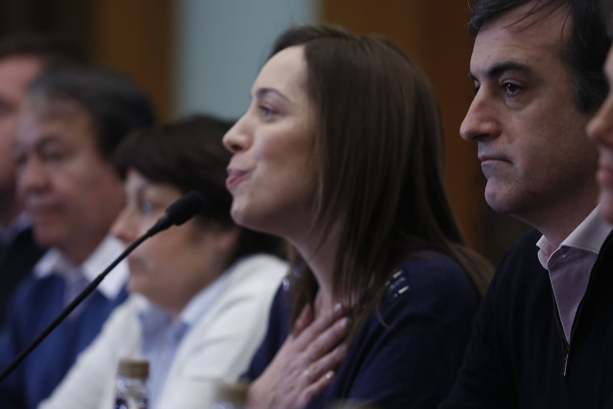 Vidal, como en toda la campaña, estuvo con los candidatos de Cambiemos