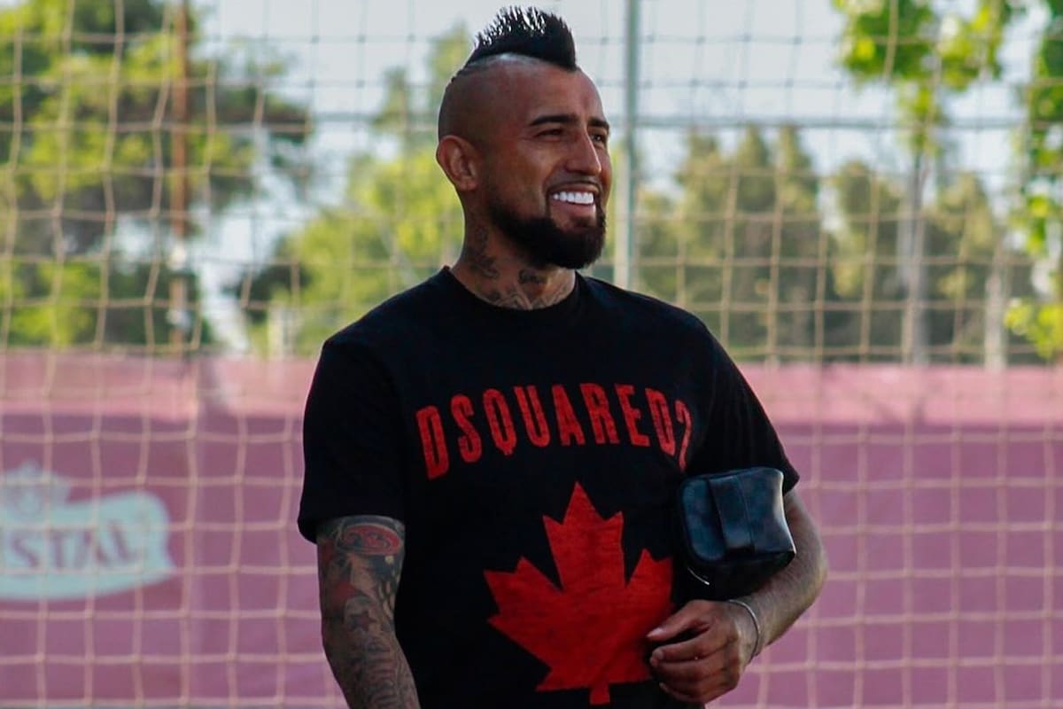 vidal, feliz en su regreso al seleccionado de Chile