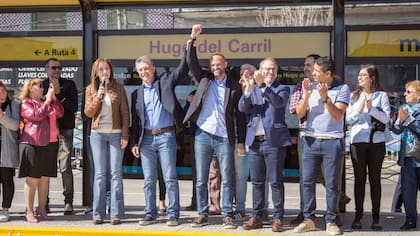 Vidal, Macri, Dietrich y Valenzuela, exultantes