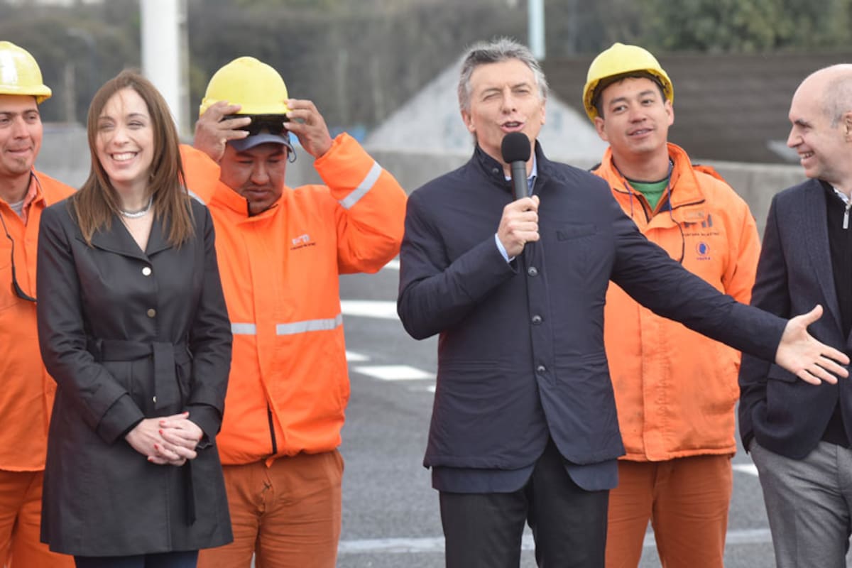 Vidal, Macri y Rodríguez Larreta inauguraron obras en el Puente La Noria